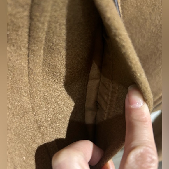 Brand New with Tags Cole Haan Men's Car Coat Wool Blended Caramel Color Size M - Picture 11 of 16